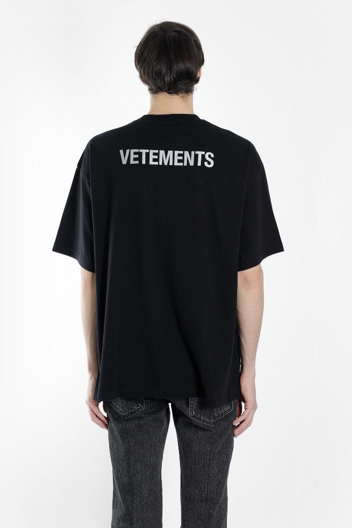 Vetements Staff Reflective Tee, Men's Fashion, Tops & Sets