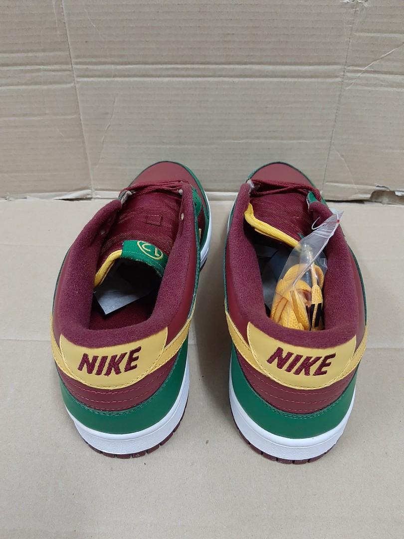 Vintage Nike Dunk Low Size 11 PORTUGAL 307378-671 2004 EURO RED GREEN YELLOW