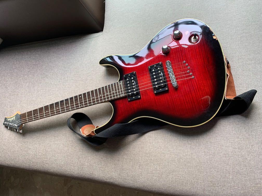 Washburn RX12 Electric Guitar w Strap & Bag, Hobbies & Toys, Music