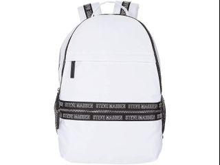 White Steve Madden Bjoss Backpack (with pouch)