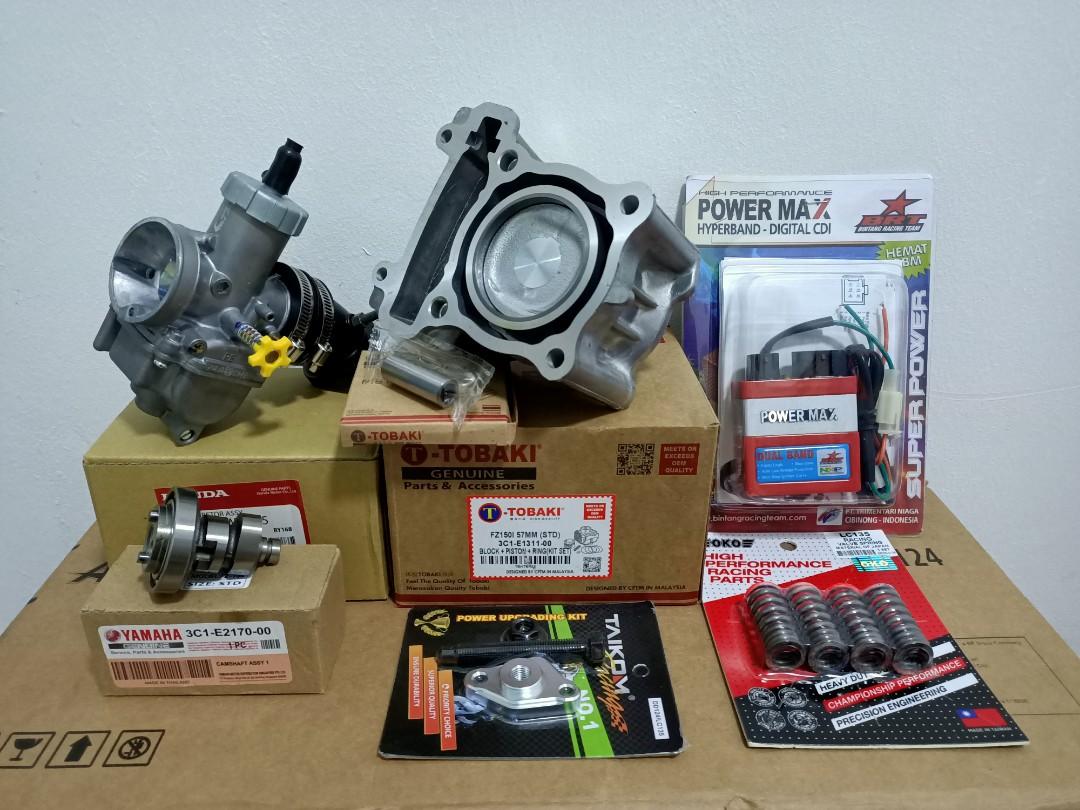Yamaha spark , x1r , jupiter & yamaha Lc 135 Top overhaul upgrade to 150  cc, Motorcycles, Motorcycle Apparel on Carousell