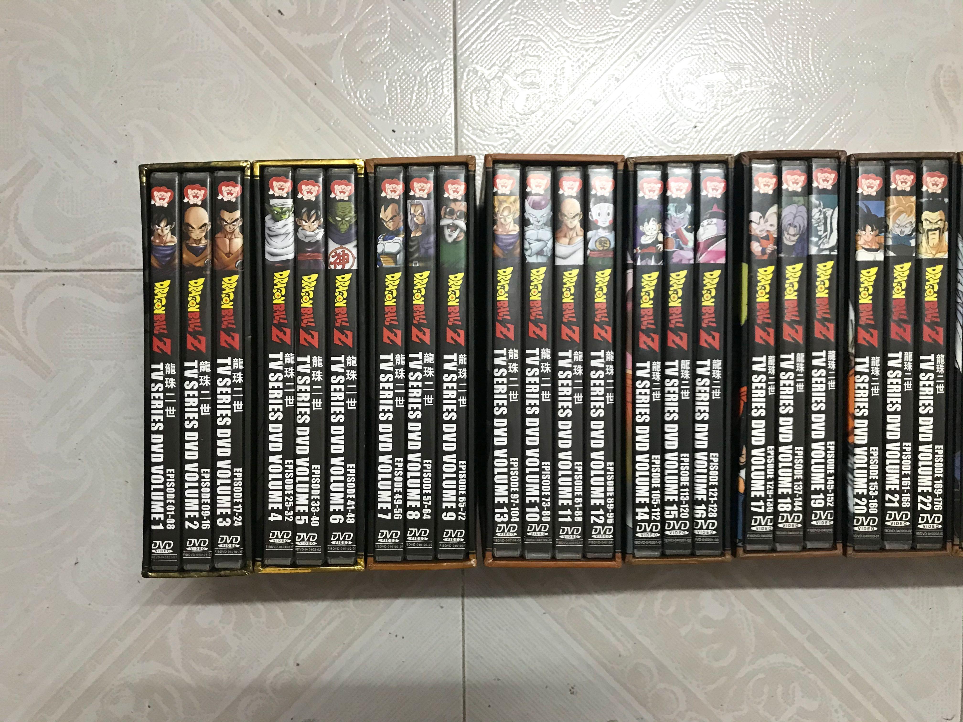 正版龍珠二世Dragon Ball Z DVD Box 1-11 全套無線粵語配音（借火影