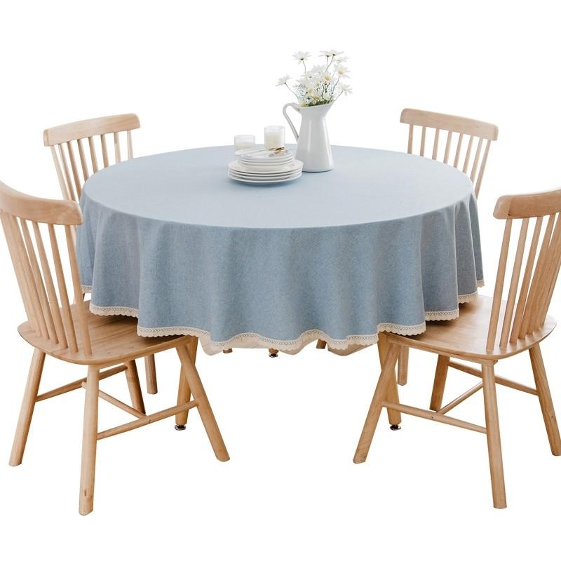 10 Simple Designs Round Table Cloth Furniture Home Living Kitchenware Tableware Linen Textiles On Carou 10 Simple Designs Round Table Cloth, Round Table Skirts