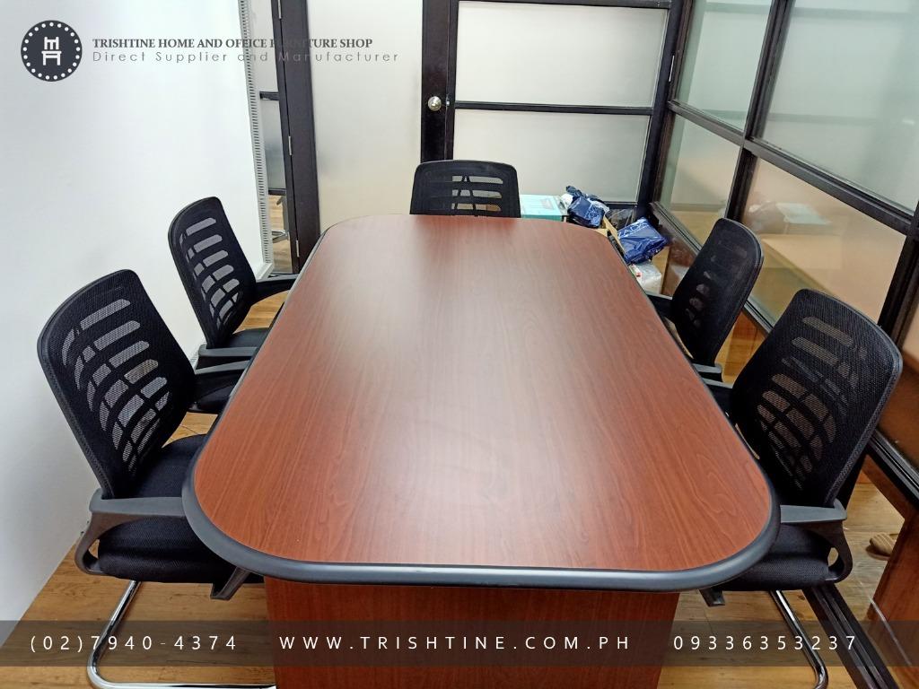 6 SEATER CONFERENCE TABLE OFFICE FURNITURE, Furniture & Home Living