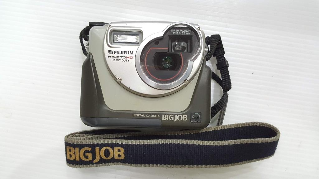 日本製 富士 Fujifilm Big Job DS-270HD 220萬畫素數位相機 防水防塵老件骨董 DS270HD