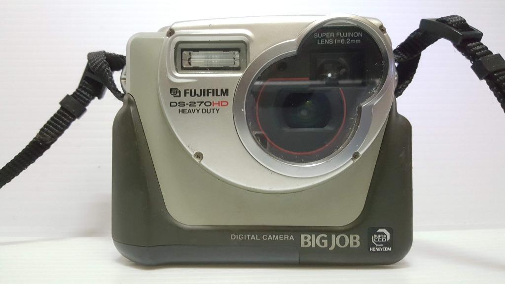 日本製 富士 Fujifilm Big Job DS-270HD 220萬畫素數位相機 防水防塵老件骨董 DS270HD
