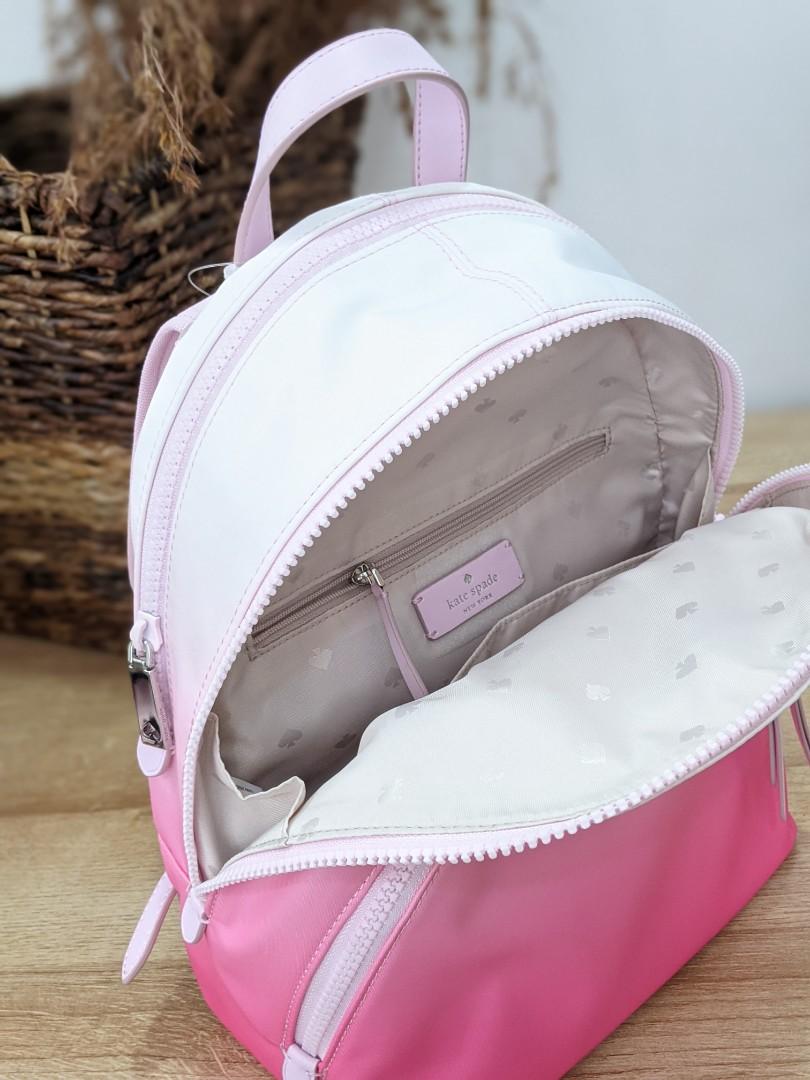 Kate Spade Ombre Medium Pink Nylon Backpack
