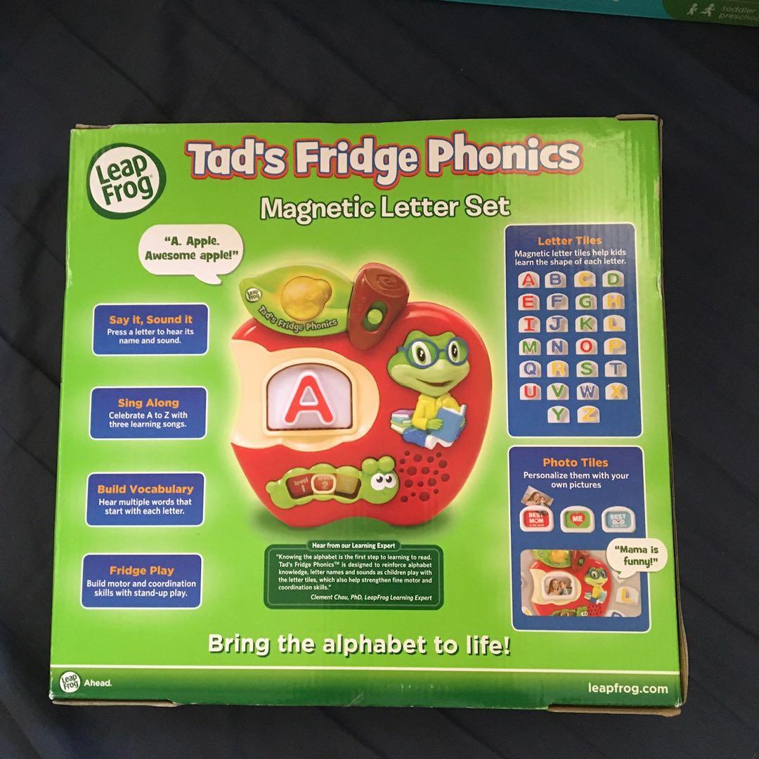 🐸 Leap Frog Tads Fridge Phonics Magnetic Letter Set Babies And Kids