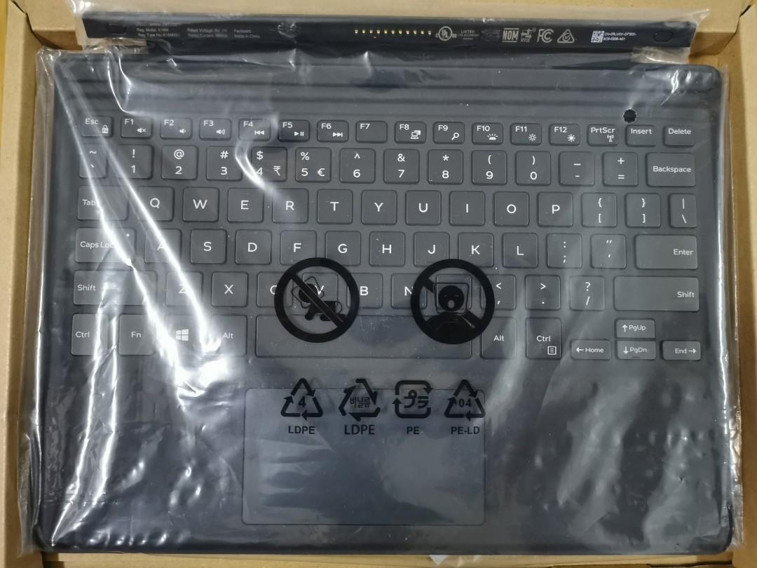 Original DELL Latitude 5285 5290 2-in-1 K16M Tablet Slim Travel Keyboard,  Computers & Tech, Parts & Accessories, Computer Parts on Carousell