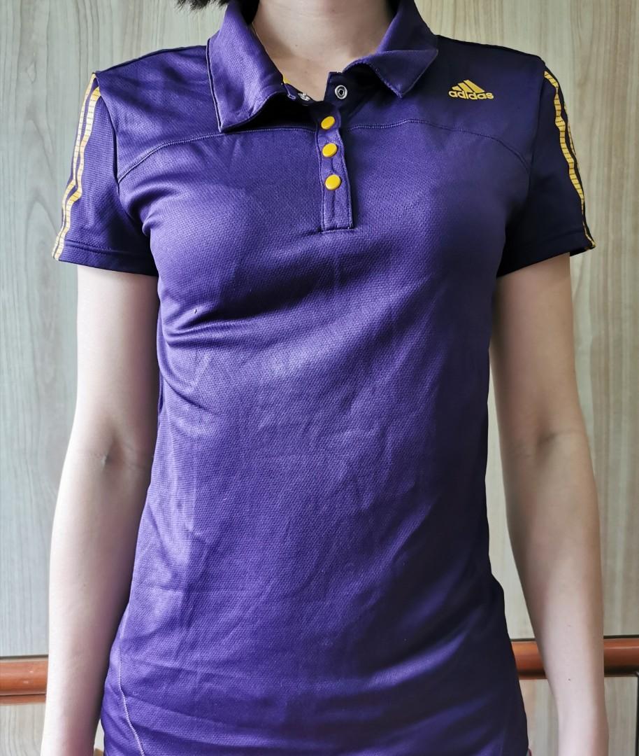 Adidas golf shirt Sports Equipment Sports Games Golf on Carousell