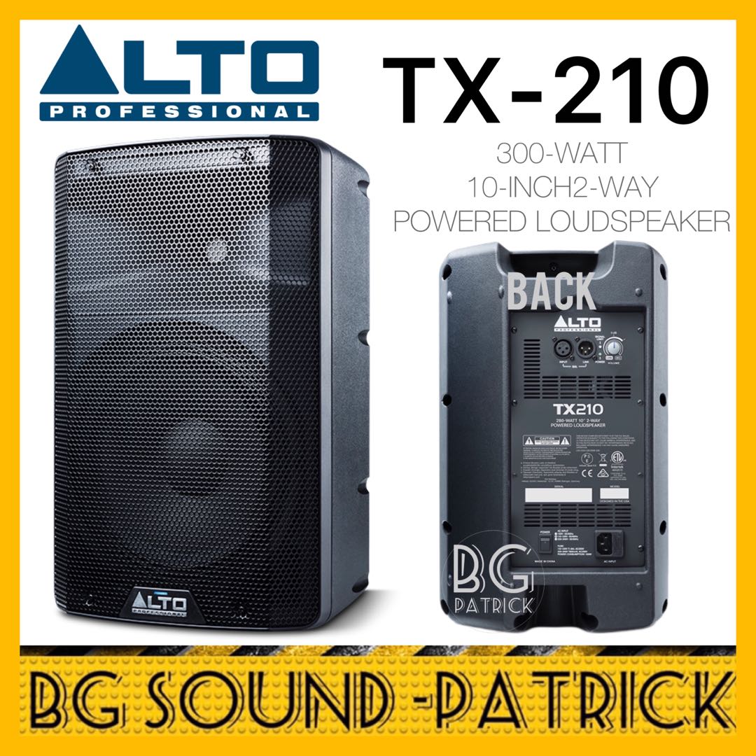 Alto TX210 10inch Active, Audio, Soundbars, Speakers & Amplifiers on Carousell