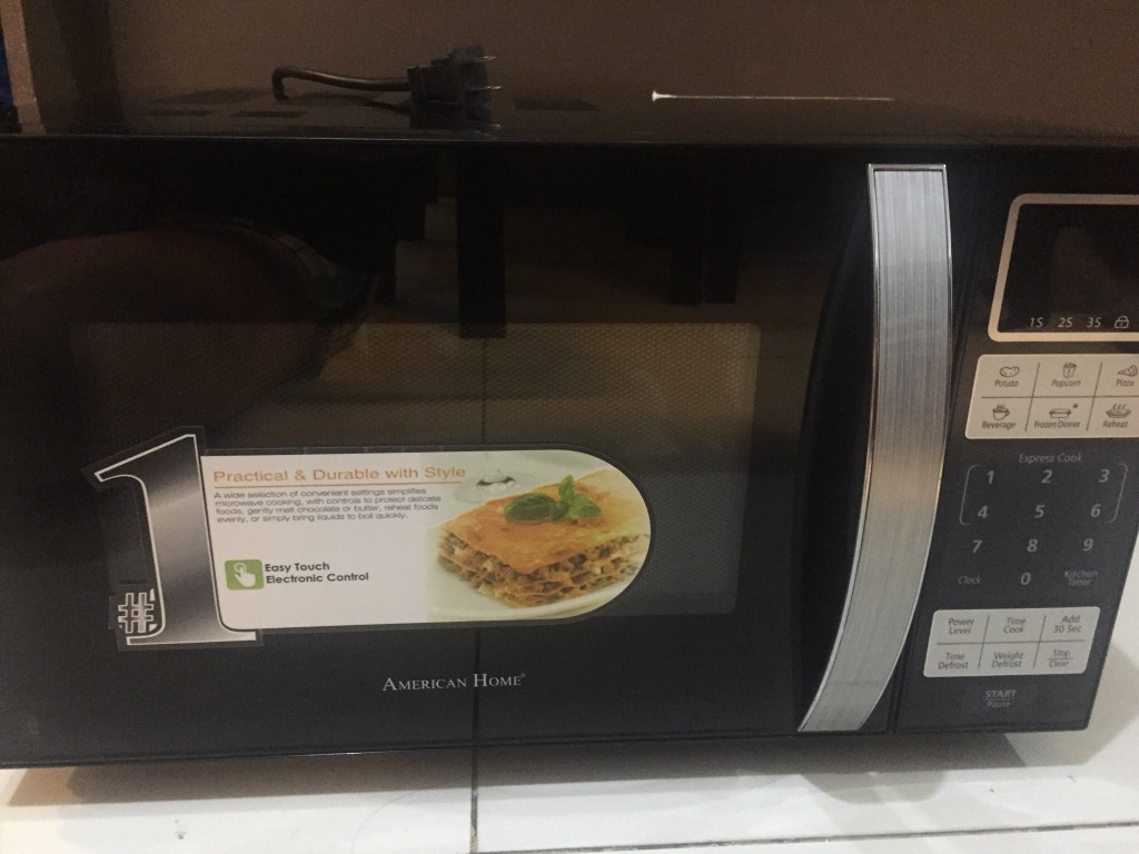 American home sales digital microwave