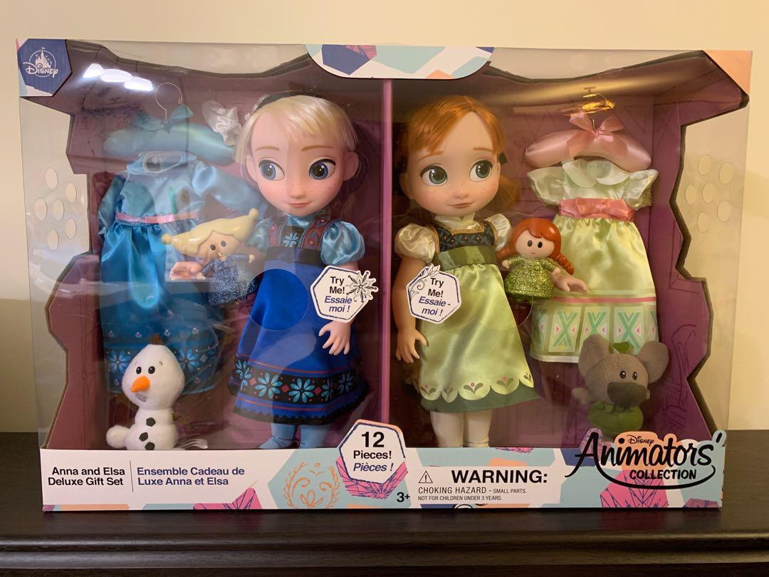 Anna And Elsa Singing Dolls Deluxe Gift Set – Disney Animators' Collection,  Hobbies & Toys, Toys & Games On Carousell