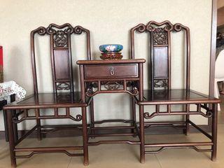Antique traditional Chinese style table/chair set