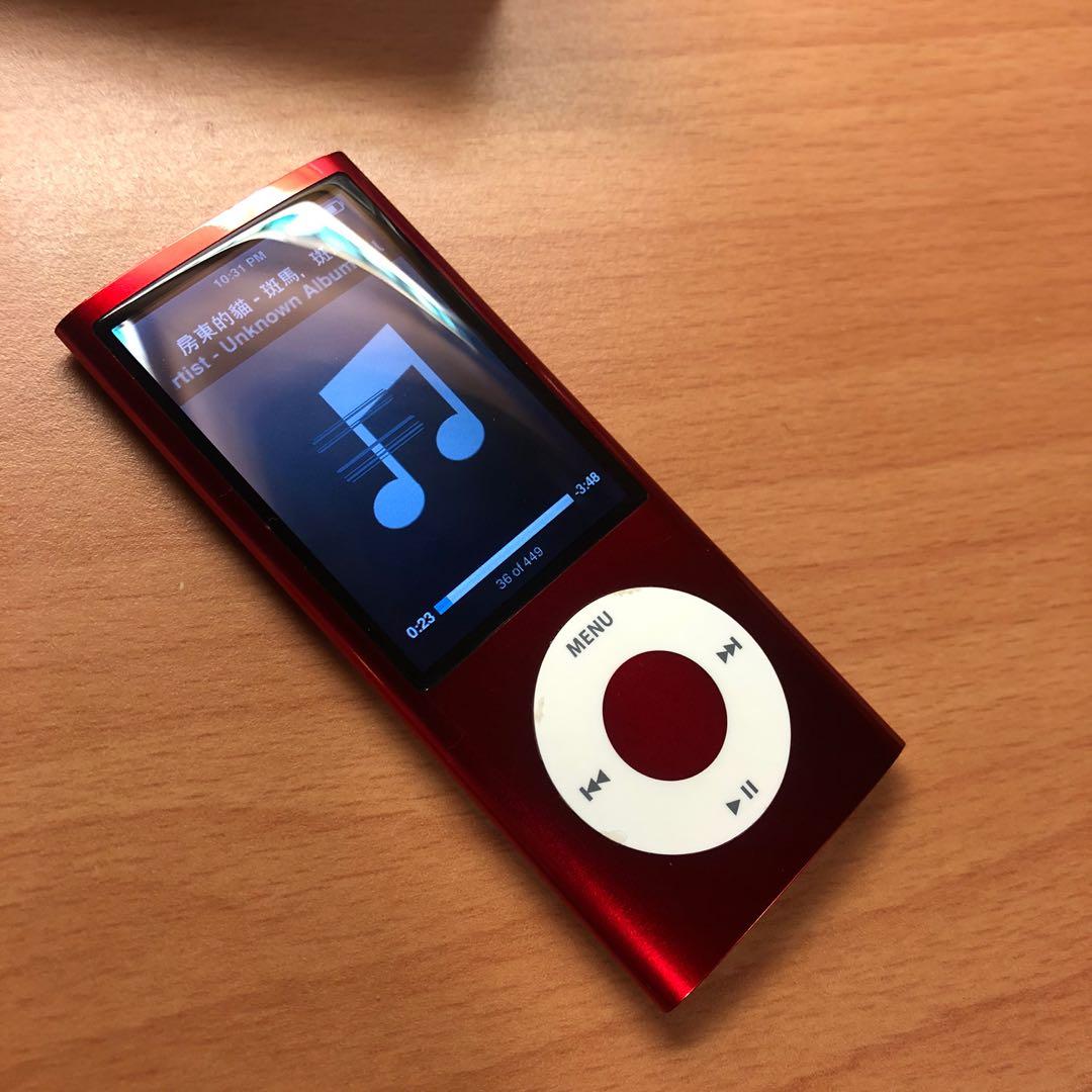 Apple Ipod Nano 紅色限量版有鏡頭的 機身保養超好 功能正常 電腦3c 其他電子產品在旋轉拍賣