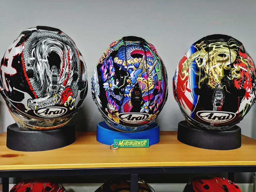 Arai helmets VZ RAM oriental (Category: Motorcycle Accessories) located in Singapore. Submitted by stellar_motoburner (Listing ID 1067177566, Image 2). Description: Please drop our store if interested. We provide delivery too..