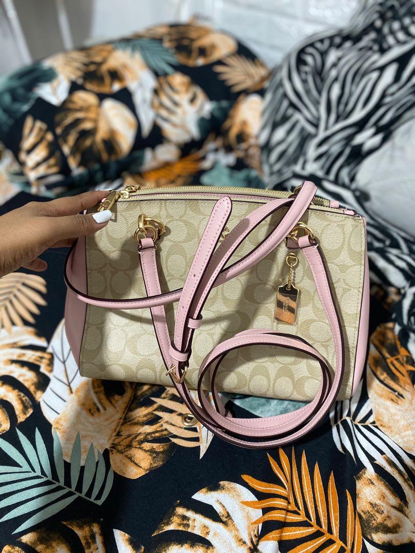 Authentic Coach Etta Carryall in IM Light Khaki Blossom Luxury Bags Wallets on Carousell
