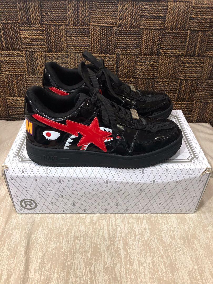 A bathing ape bapesta shark black shop