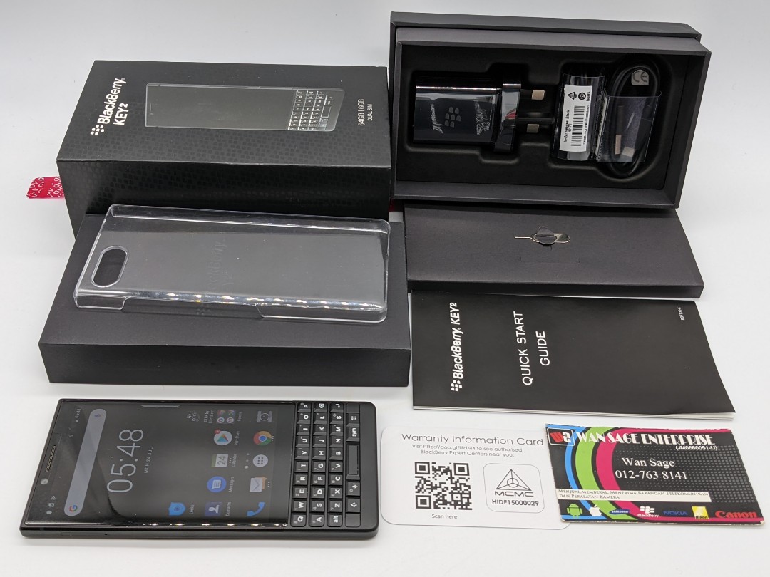 Blackberry Key2 64gb Black Mobile Phones Tablets Android Phones Others On Carousell