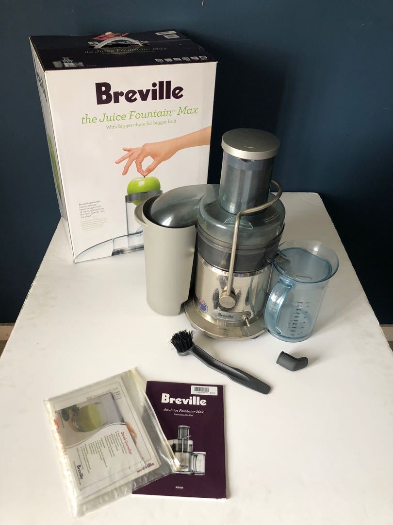 Breville Juice Fountain Max TV Home Appliances Kitchen Appliances Coffee Machines Makers on Carousell