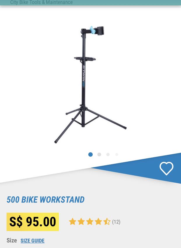 btwin bike repair stand
