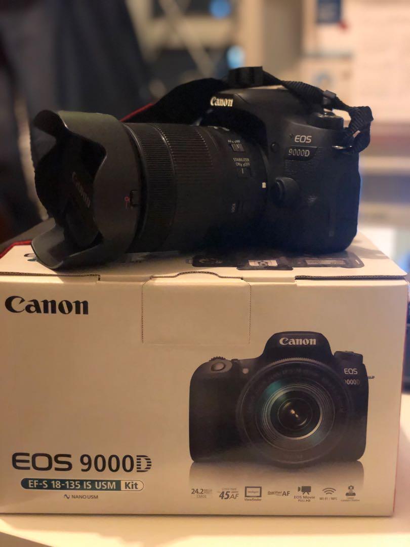 Canon EOS 9000D/77D 連18-135mm鏡頭, 攝影器材, 鏡頭及裝備- Carousell