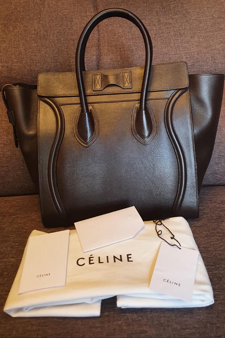 Celine Luggage like new (Category: Luxury Bags & Wallets) located in Cabanatuan. Submitted by k2_boutiqueshop (Listing ID 1067229869, Image 3). Description: original Celine luggage excellent condition like new directly both from Celine Shop 1st owner.