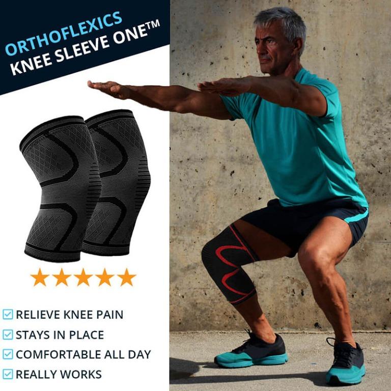 CHEAP! BRAND NEW ORTHOFLEXICS KNEE PROTECTION GUARD SLEEVE PAIN RELIEF