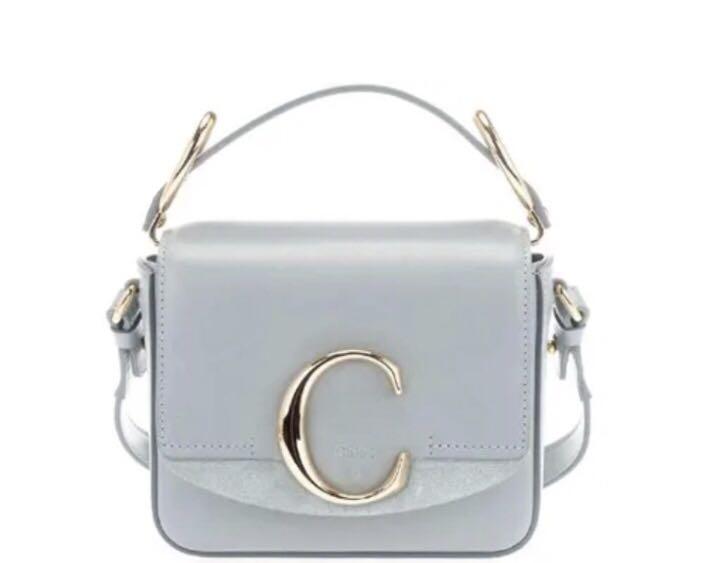 Chloe c bag faded blue best sale