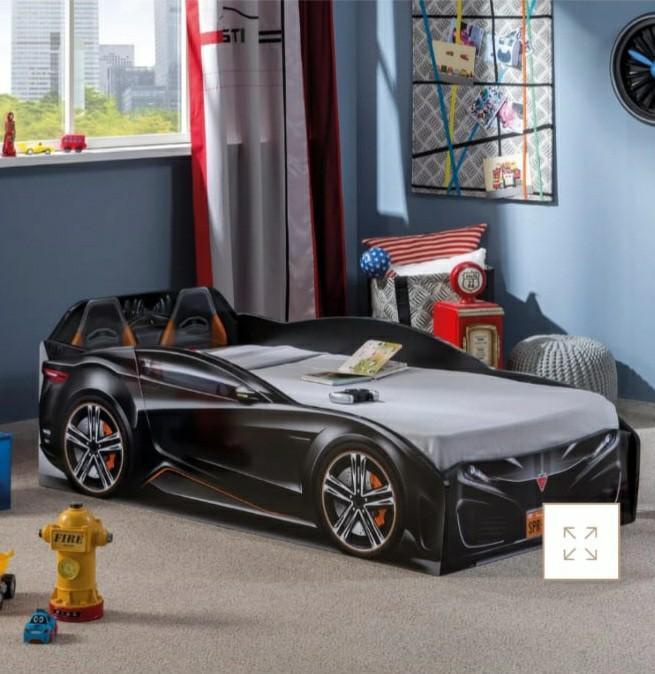 Cilek Spyder Kids Car Bed Black, Babies & Kids, Baby Nursery & Kids