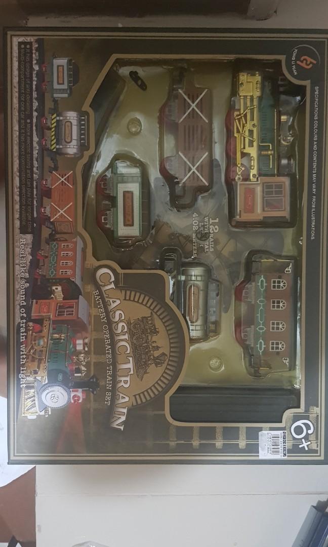 Classic train (Category: Vehicle & Diecast Models) located in Paranaque City. Submitted by letthingsgo (Listing ID 1067321788, Image 3). Description: with sounds and lights.