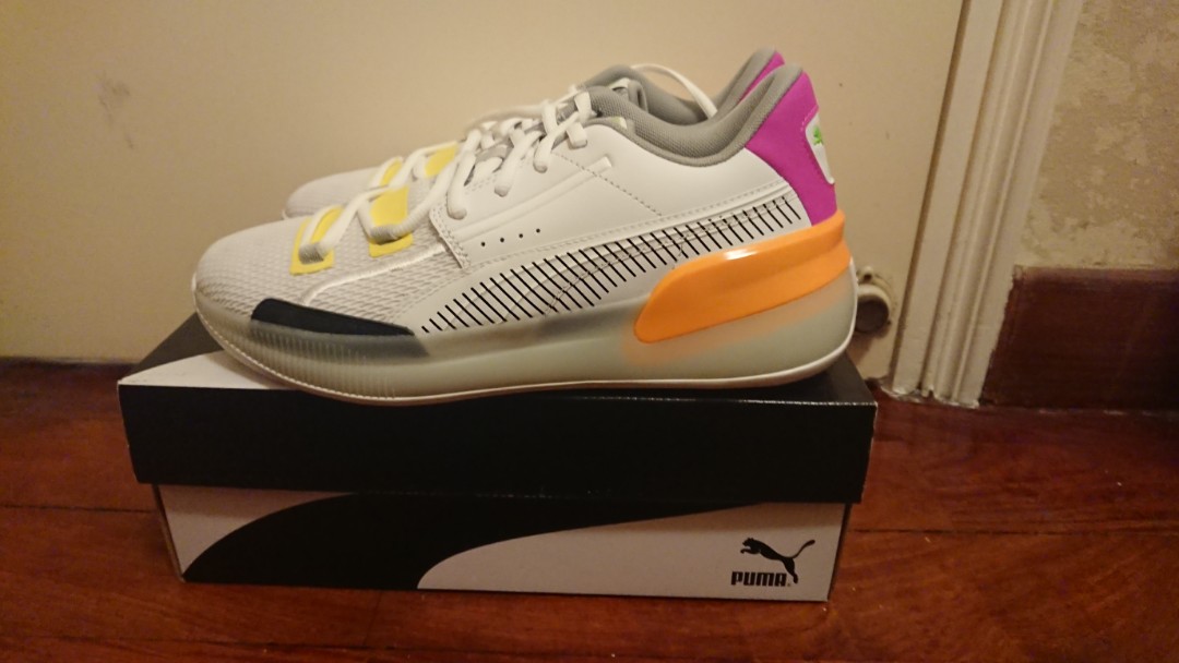 PUMA Clyde Hardwood Retro 籃球鞋, 男裝 
