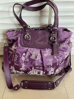 Coach sling and hand carry bag - authentic horse and carriage design