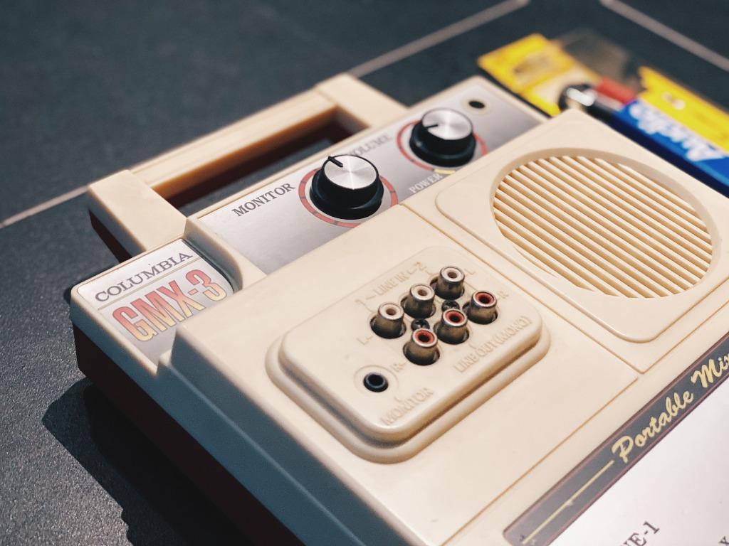 Columbia GMX-3 dj portable mixer rare retro, 興趣及遊戲, 音樂