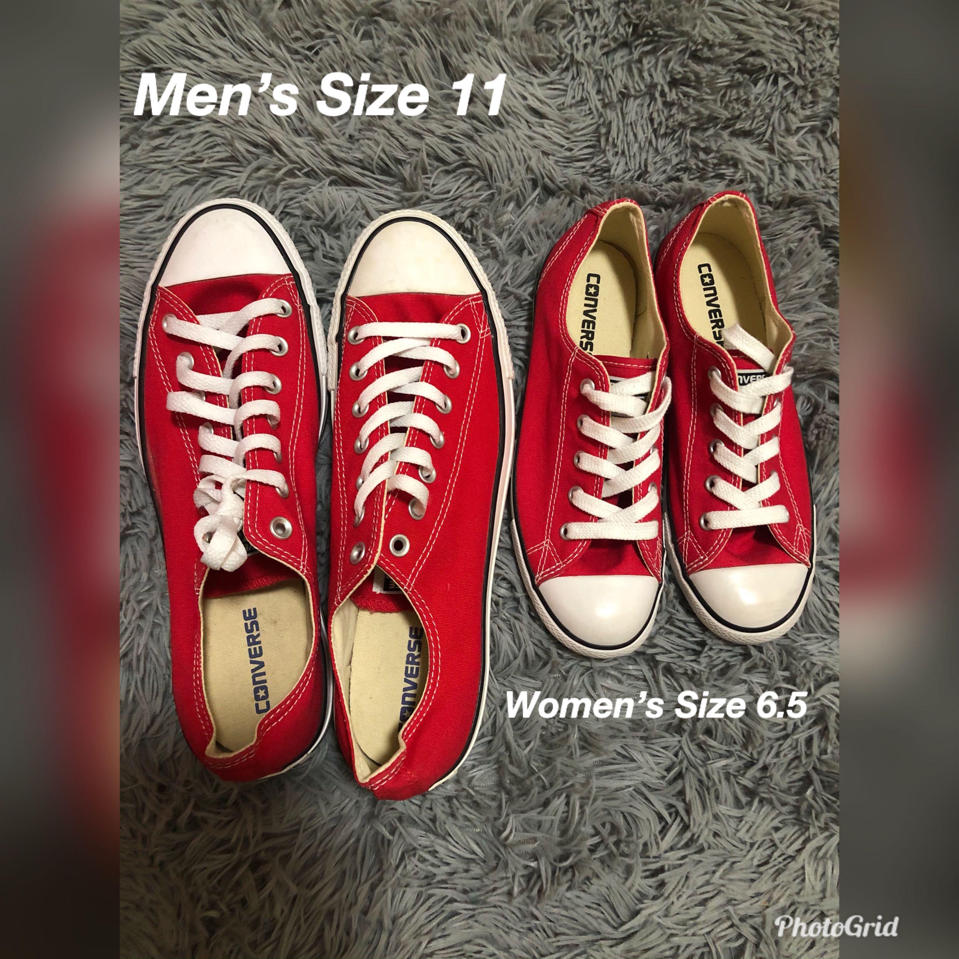 at fortsætte Skøn Instruere Converse Red Low Cut Shoes, Men's Fashion, Footwear, Sneakers on Carousell