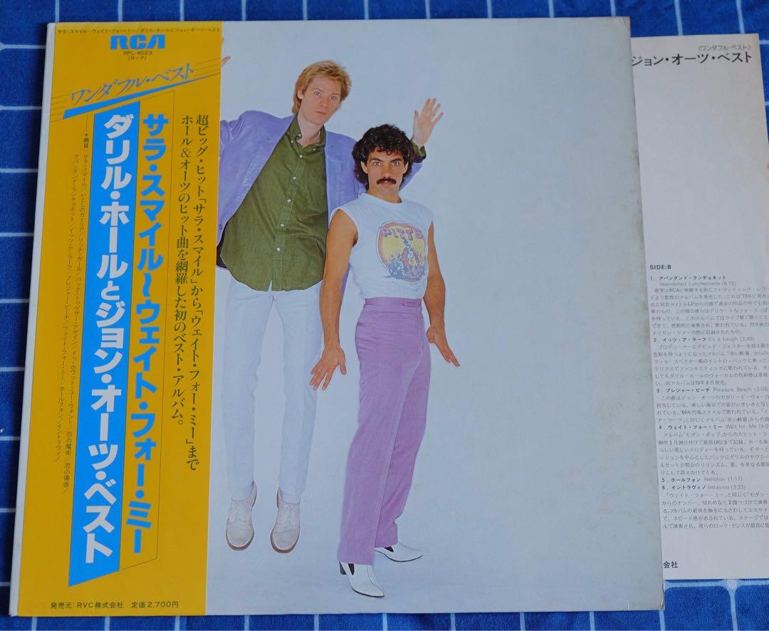DARYL HALL & JOHN OATES Best Vinyl LP (Category: Vinyls) located in Paranaque City. Submitted by d33t00 (Listing ID 1067267005, Image 1). Description: DARYL HALL & JOHN OATES Best Vinyl LP Includes: “Sara Smile”, “Rich Girl”, “Back Together Again”, “Wait for Me” Japan pressing, 1980 Outer sleeve and vinyl in Excellent condition With lyric sheet insert and OBI strip Preferred meet up along Dona Soledad Ave, Paranaque City Item can also be shipped 