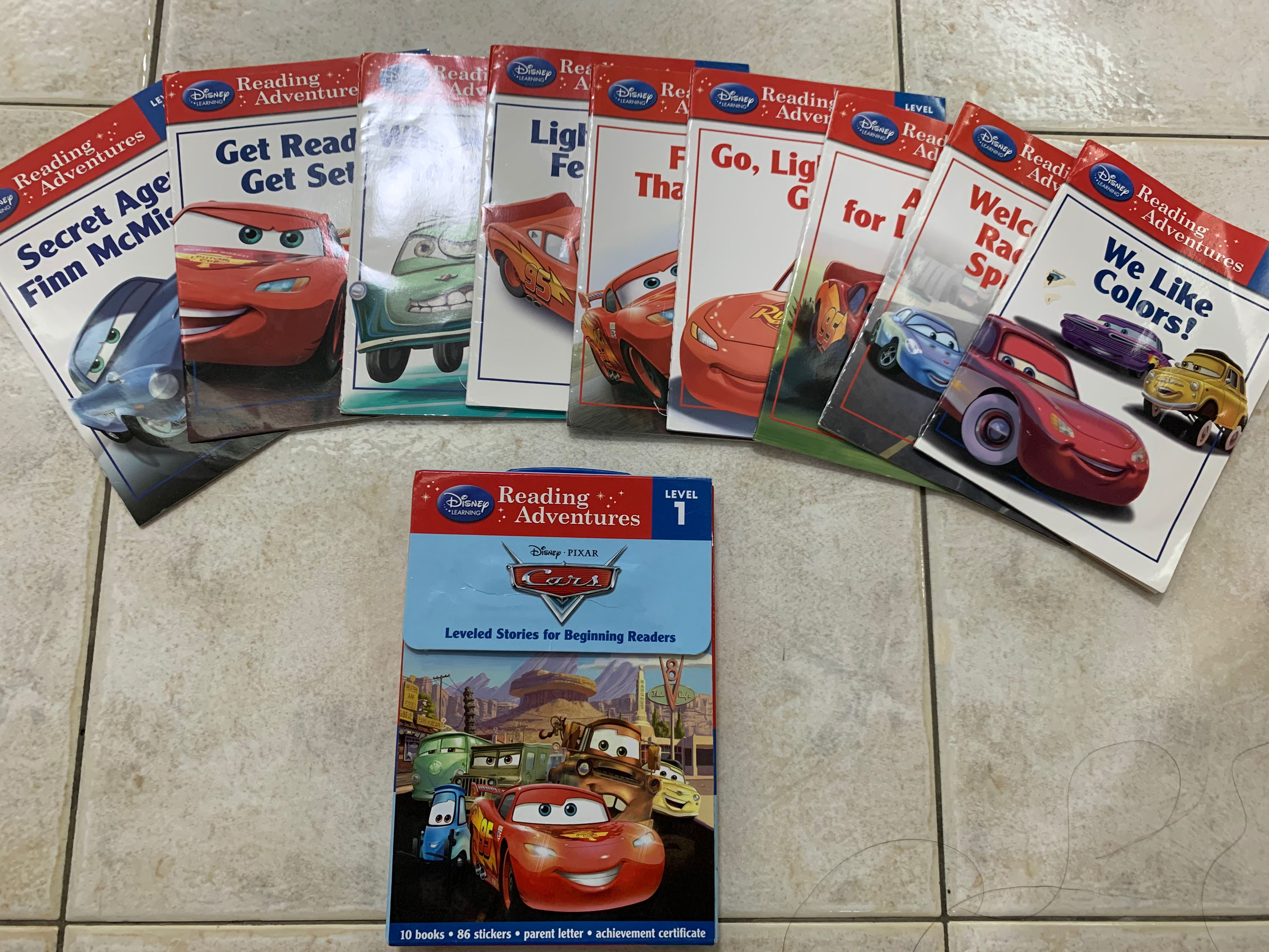 DISNEY Learning Reading Adventures Level 1 Disney Pixar Cars