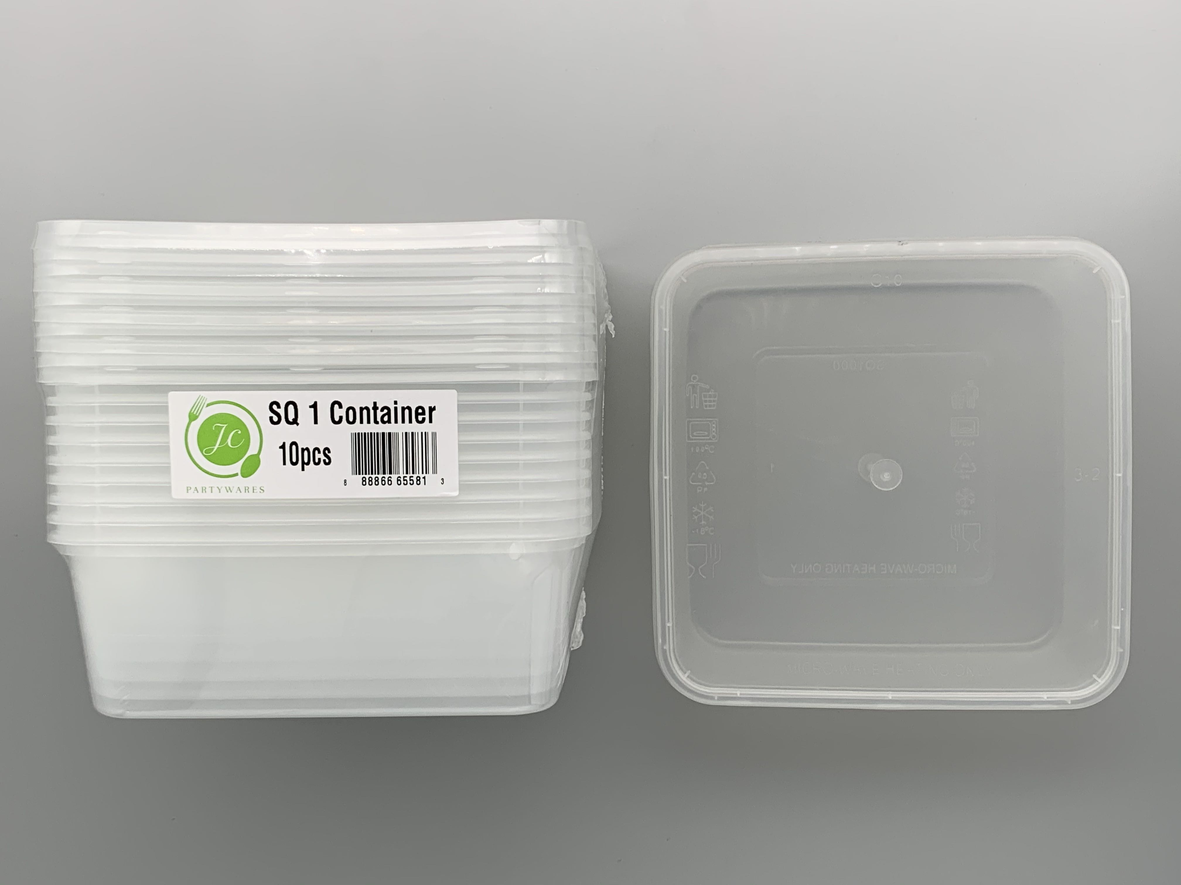 Plastic deals container square