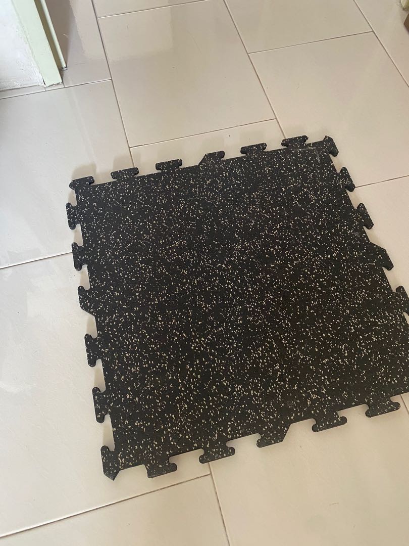 Durapro Interlocking Gym Flooring x9, Sports, Weights & Gym Equipment