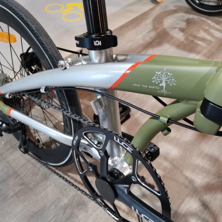 Element Folding Bike Ecosmo 10 Speed Shopia Ladjuba Edition Shimano Tiagra Sports Equipment Bicycles Parts Bicycles on Carousell