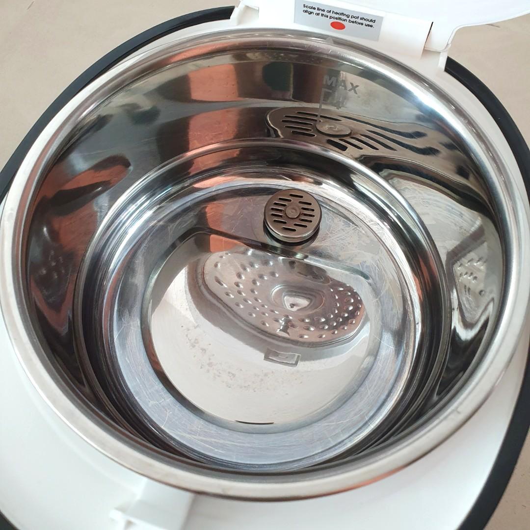 EuropAce Rice Cooker 1.2L Low Carb 40 Starch Reduced MultiFunction