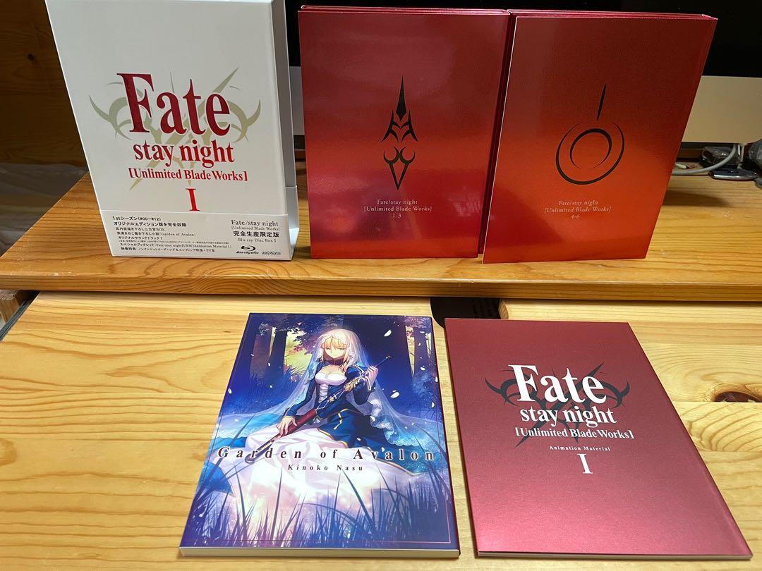 Fate/Stay Night Unlimited Blade Works UBW Box Set I II Limited
