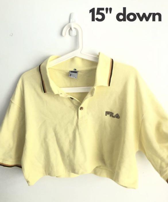 yellow fila top