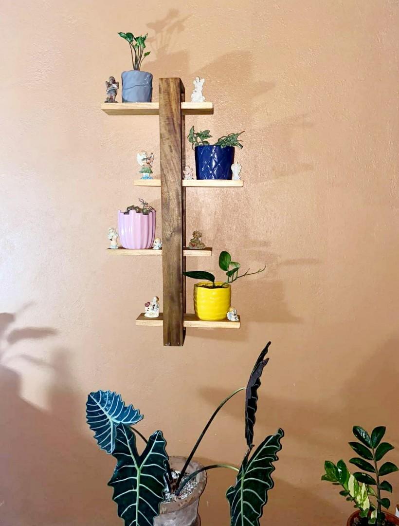 Floating Wall Shelve's (Category: Shelves, Cabinets & Racks) located in Bais. Submitted by porthassiotradingpost (Listing ID 1067145492, Image 3). Description: Stands 3 feet tall Wood Used, Mahogany & Ipil Ipil.