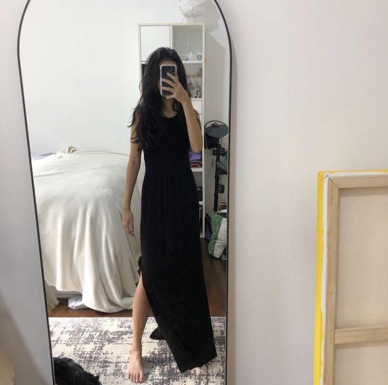 Forever 21 best sale black maxi dress