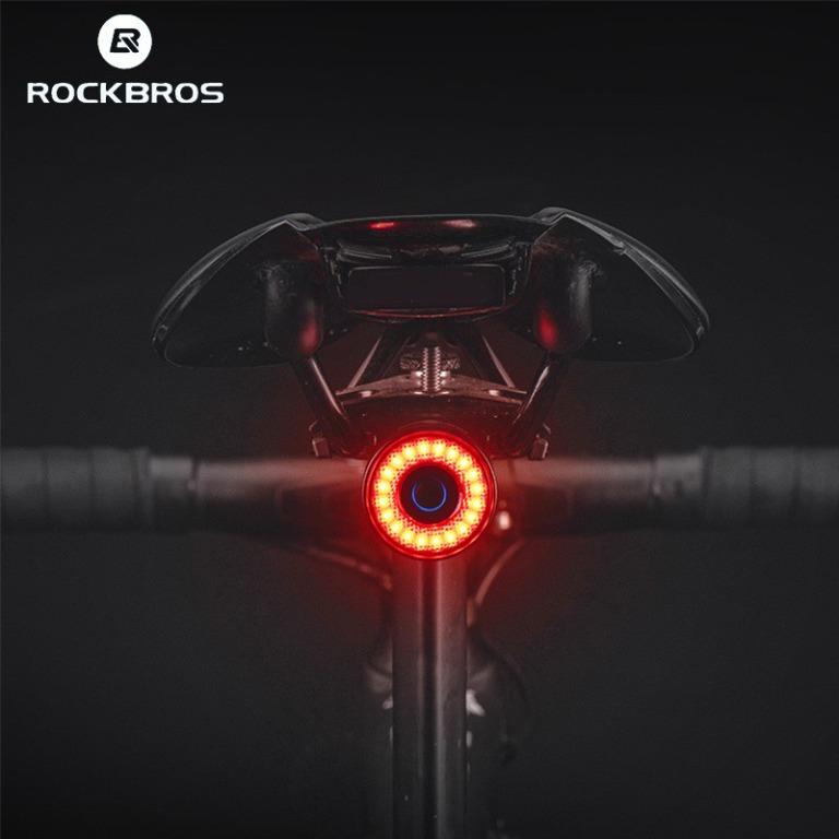 bicycle smart auto brake sensing light