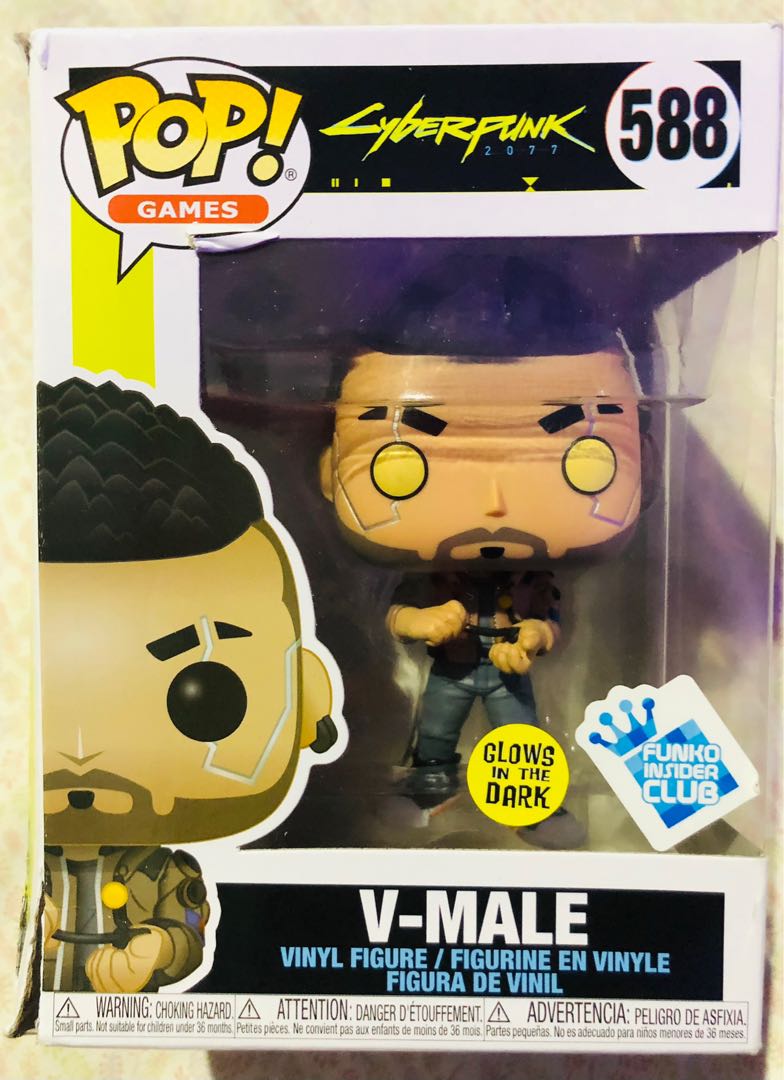 cyberpunk funko pop glow in the dark