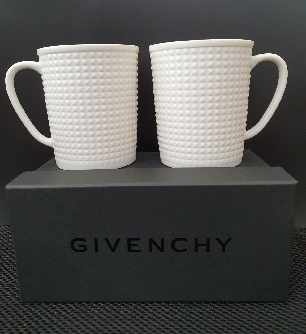 Givenchy Square Embossed Mugs, Furniture & Home Living, Kitchenware