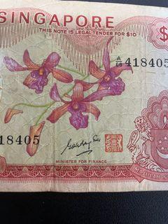 GKS $10 Note Orchid Series