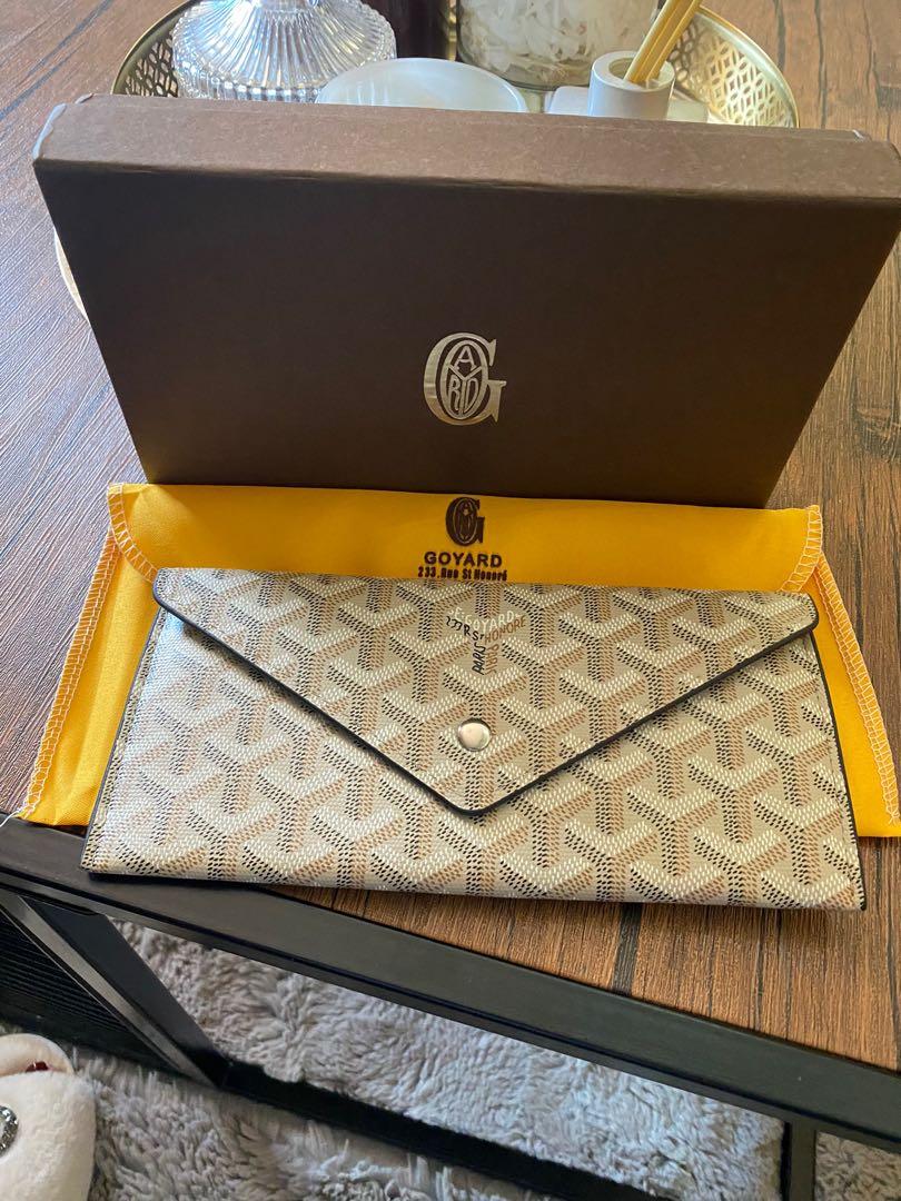 Goyard envelope wallet, Luxury, Bags 